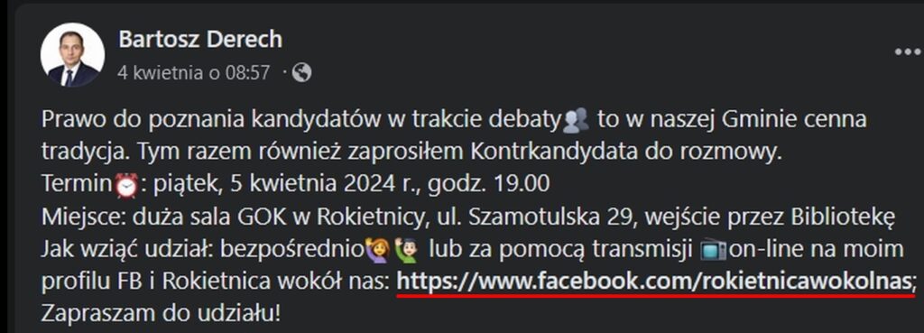Debata wyborcza w Rokietnicy